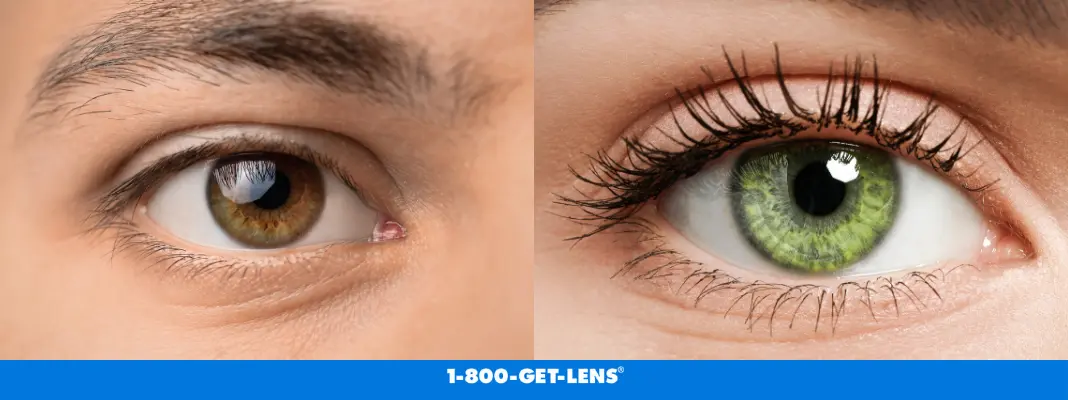 Hazel vs. green eyes