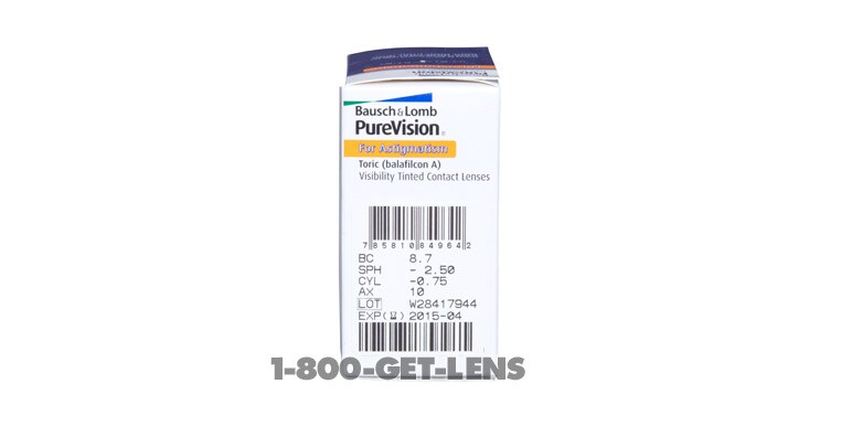 PureVision Toric Rx