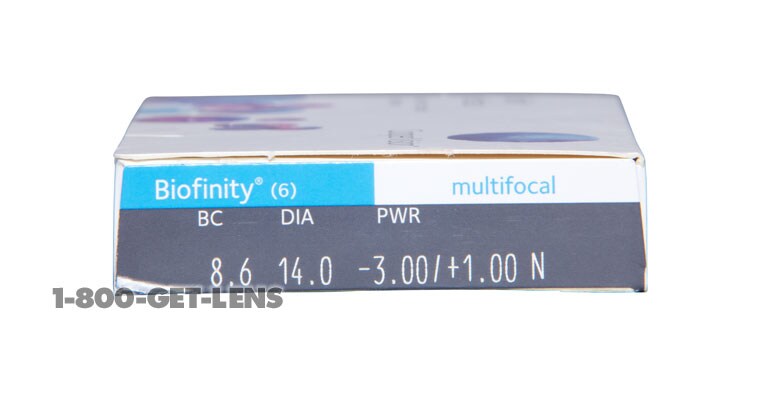 Aquaclear Multifocal (Same as Biofinity Multifocal) Rx